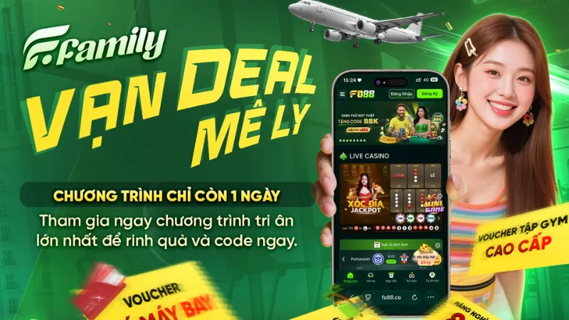 FO88 Ra Mắt “F Family”: Hợp Tác 8 Thương Hiệu, Quà 8 Tỷ Đồng